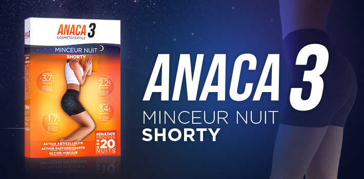 Le Shorty minceur nuit d'Anaca3 : Pour booster votre amincissement